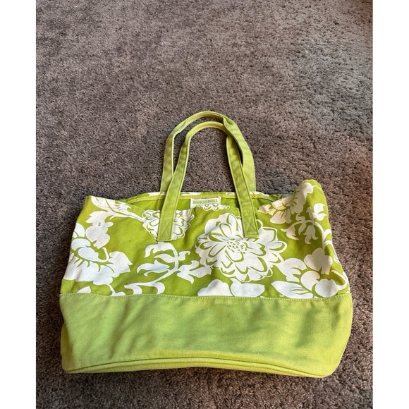 Green floral barnes and noble bag - Picture 1 of 6